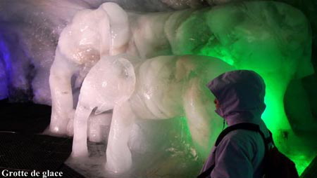 Grotte de glace a la Grave